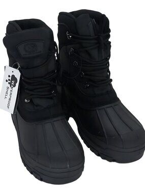 Polar Range Mens Peak Cold Weather Snow Boot Black 10